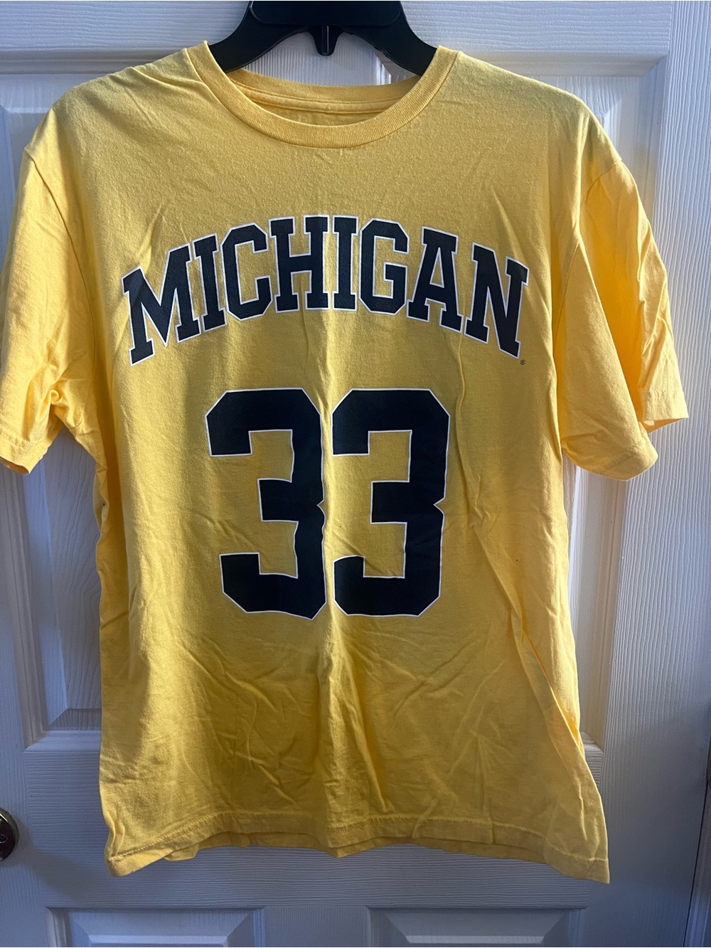 Valia Yellow Michigan 33 Short-Sleeve Tee